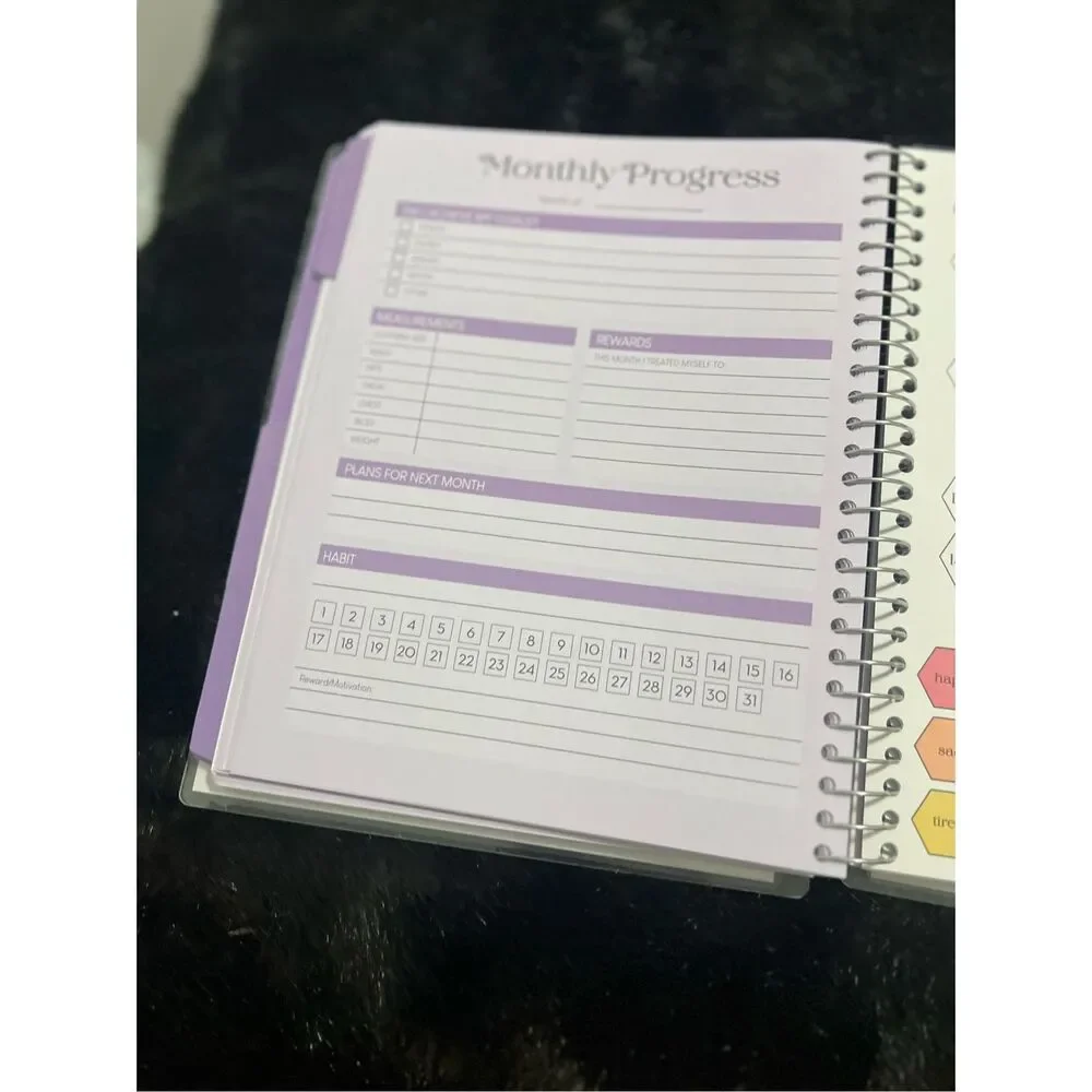 New Wellness Journals emotions moods tracking schedule water